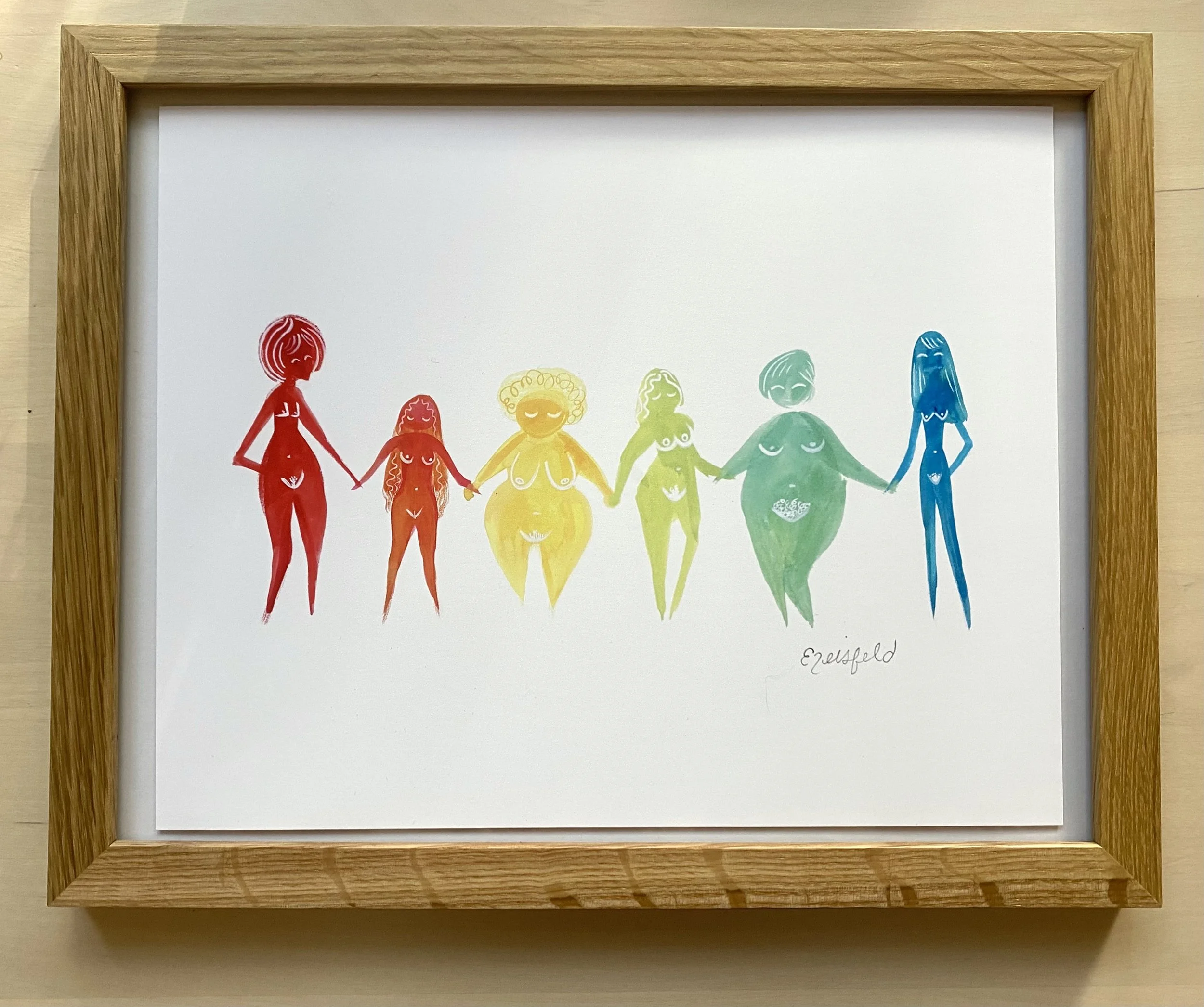 rainbow women framed.jpg