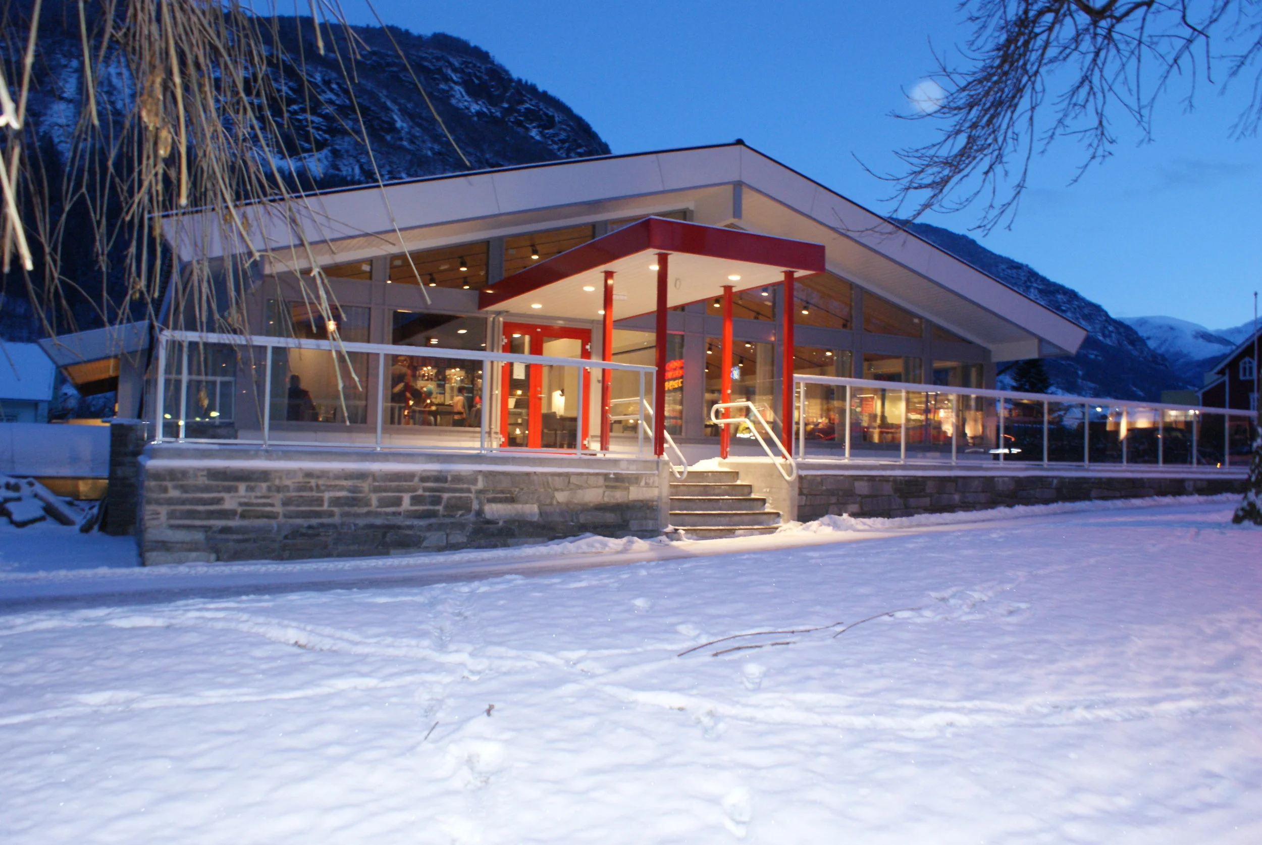 Lutefiskbord på Blix hotell