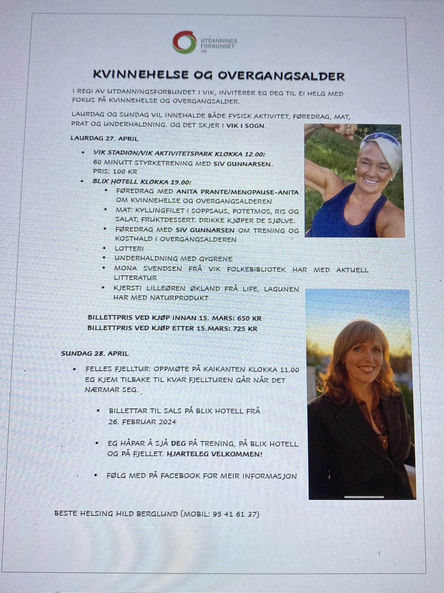 Kvinnehelse og overgangsalder, 27.04.2024