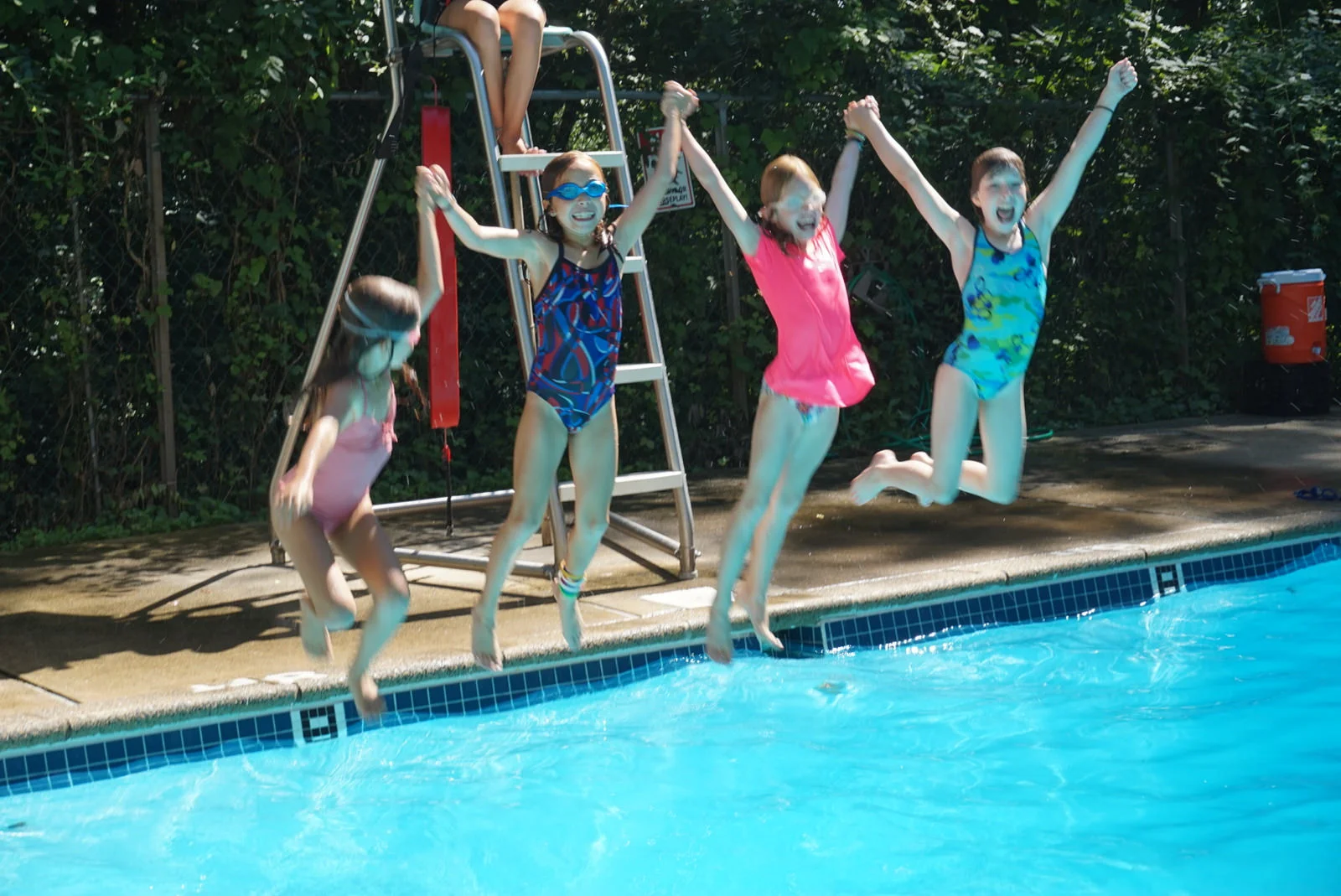 During swim, there are always 3 lifeguards at the pool, however no instructional swim