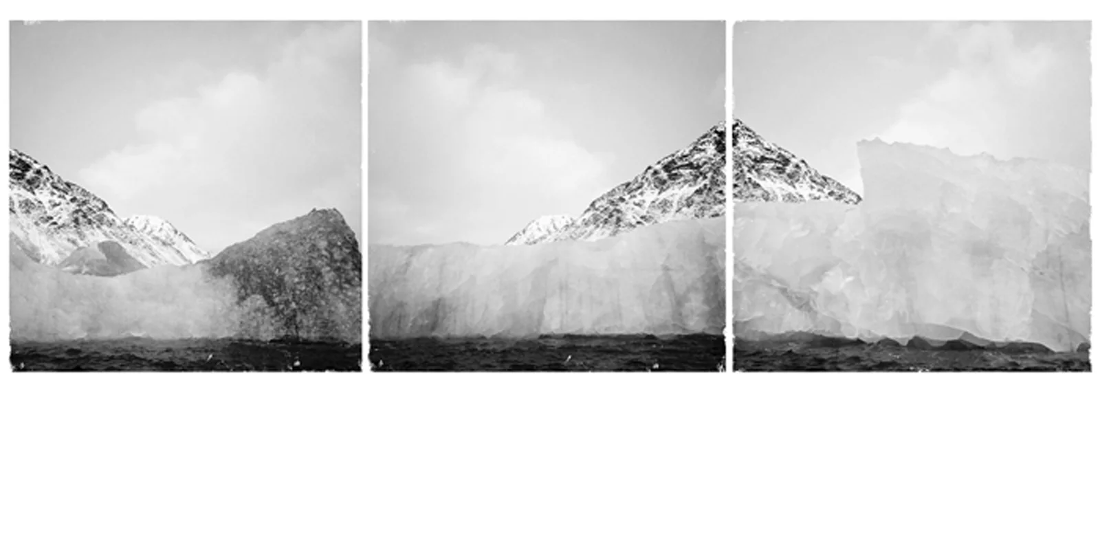 Ice float at Tempelfjorden, Svalbard • C-prints • 6"x16"