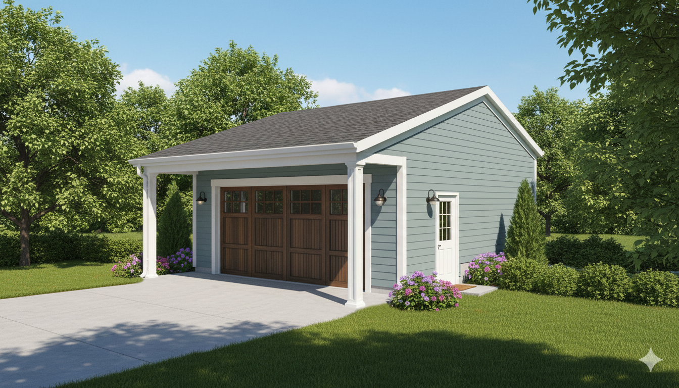 Garage With Car Lift