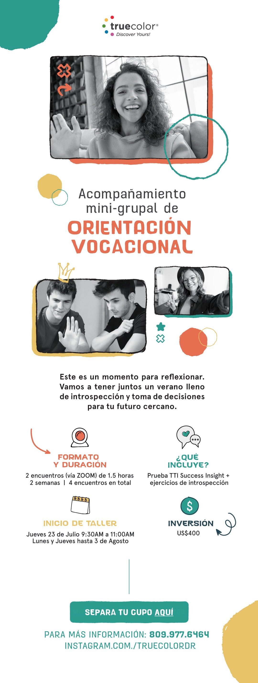 Acompañamiento Orientación Vocacional (Virtual)