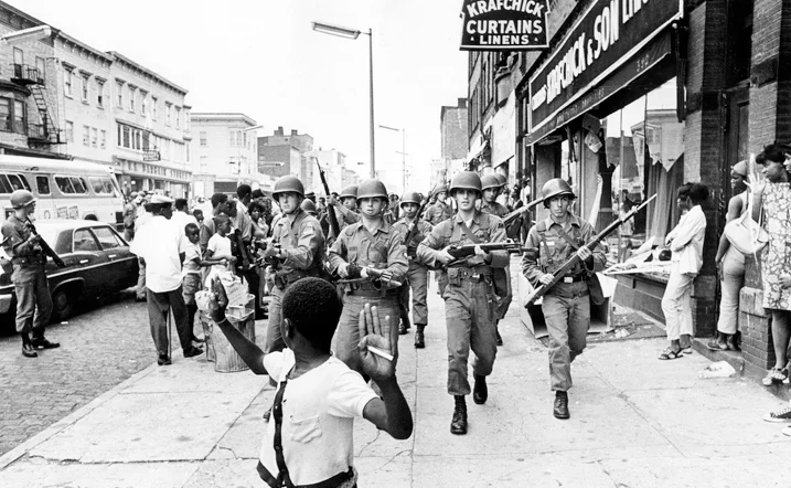 Detroit, 1967. #HandsUpDontShoot