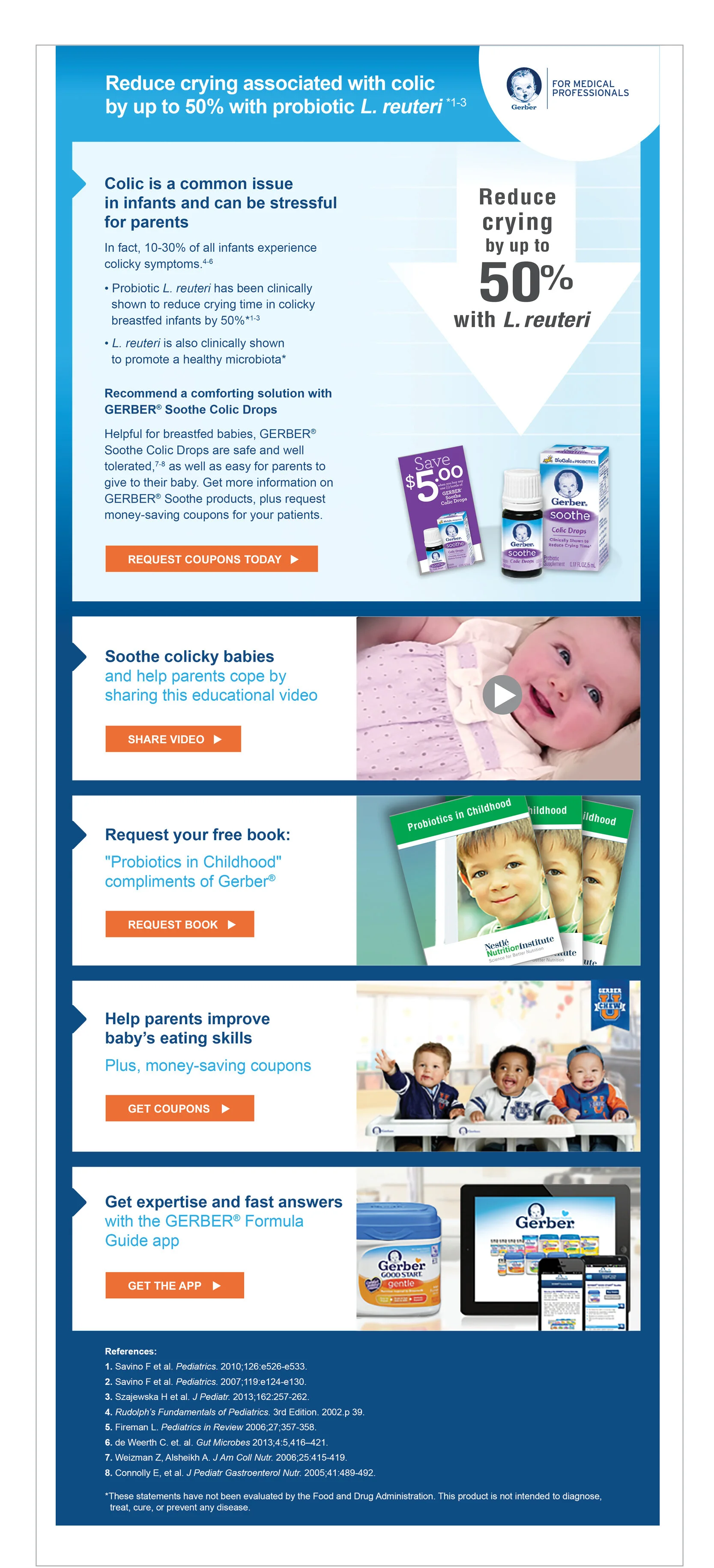 Gerber® Educational Email for Medical Professionals