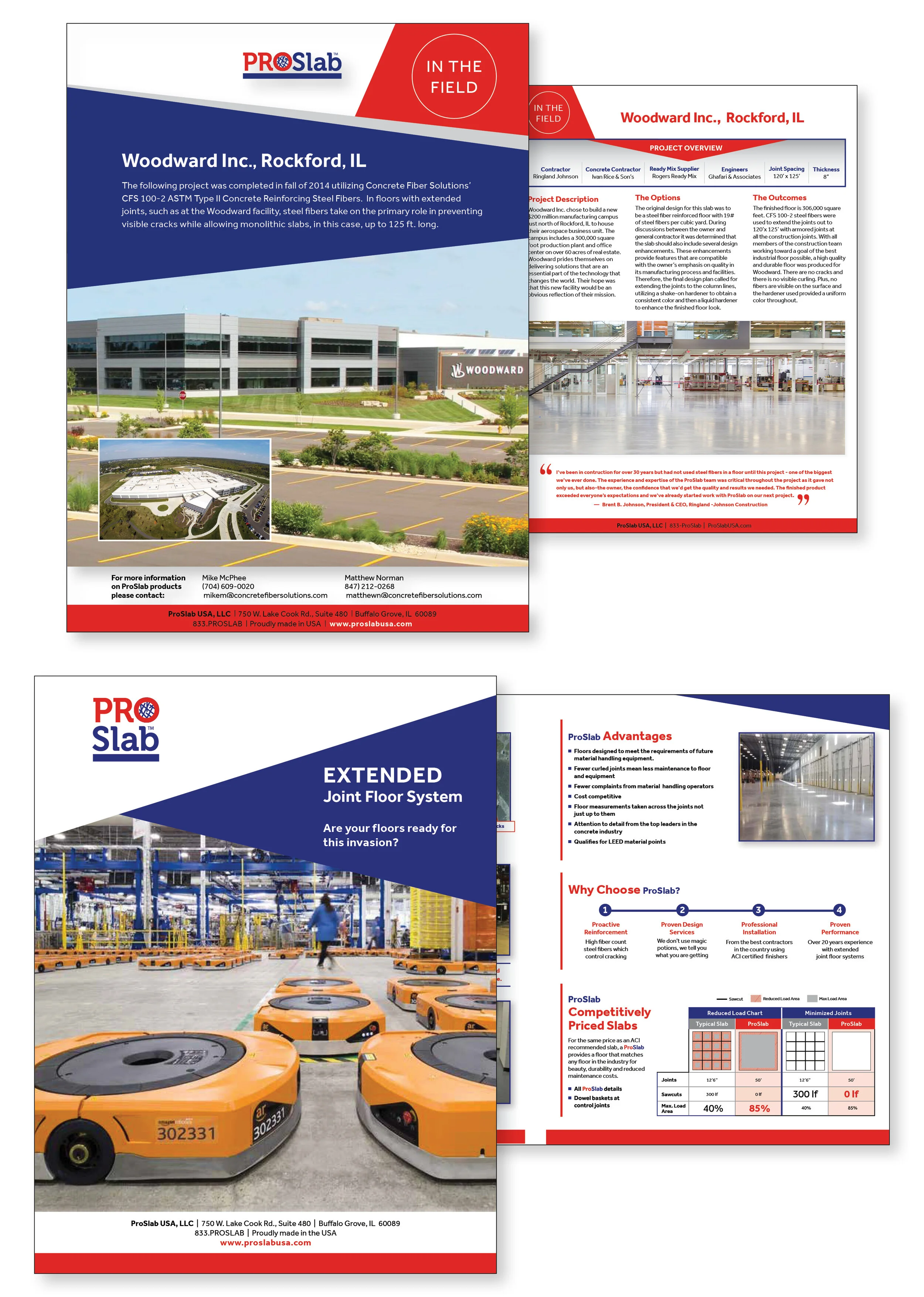 Project Highlight Sell Sheet and Company Brochure