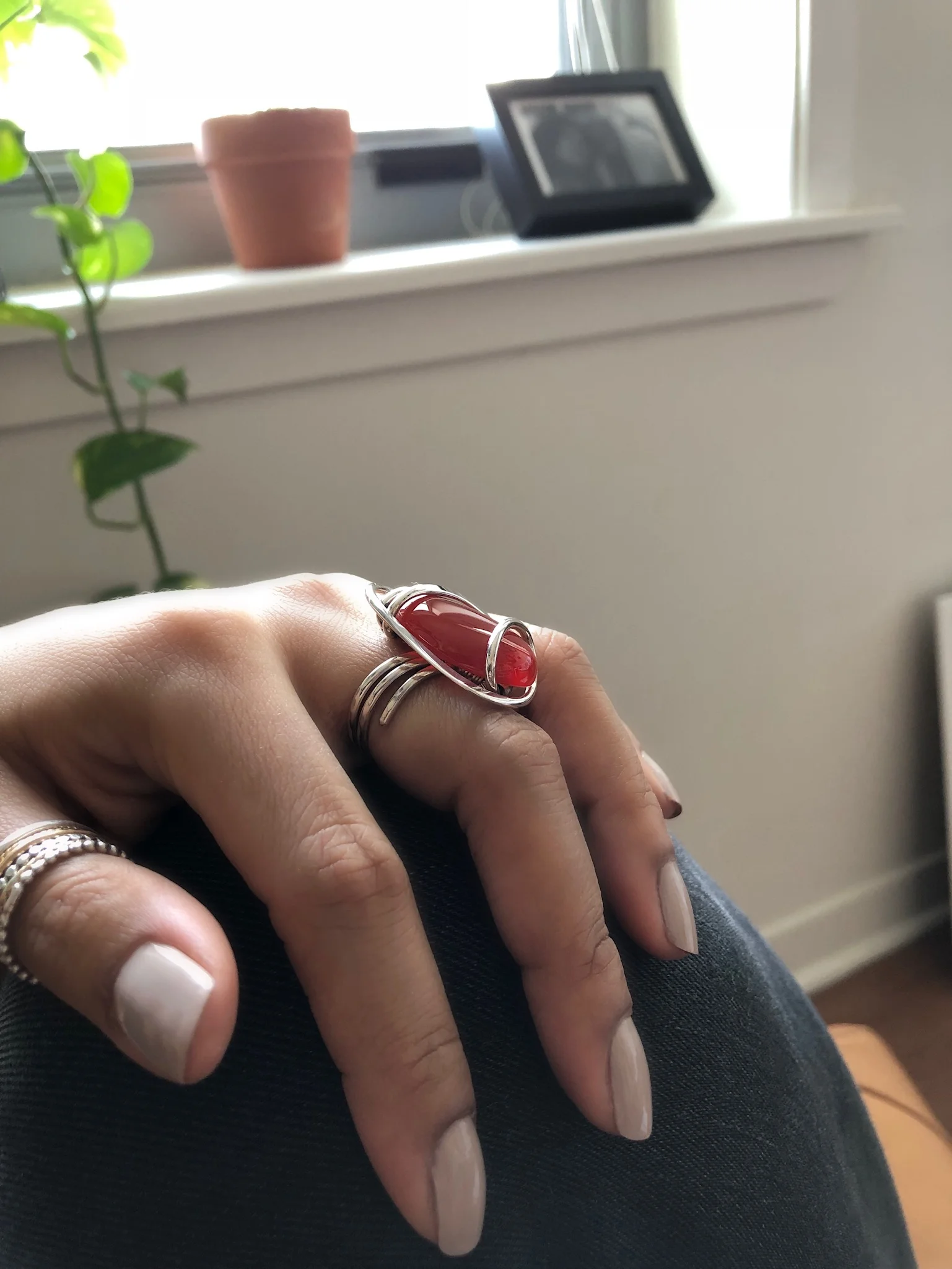 Carnelian sterling silver jewelry, handcrafted one of a kind, Etsy, fancy, sterling silver jewelry