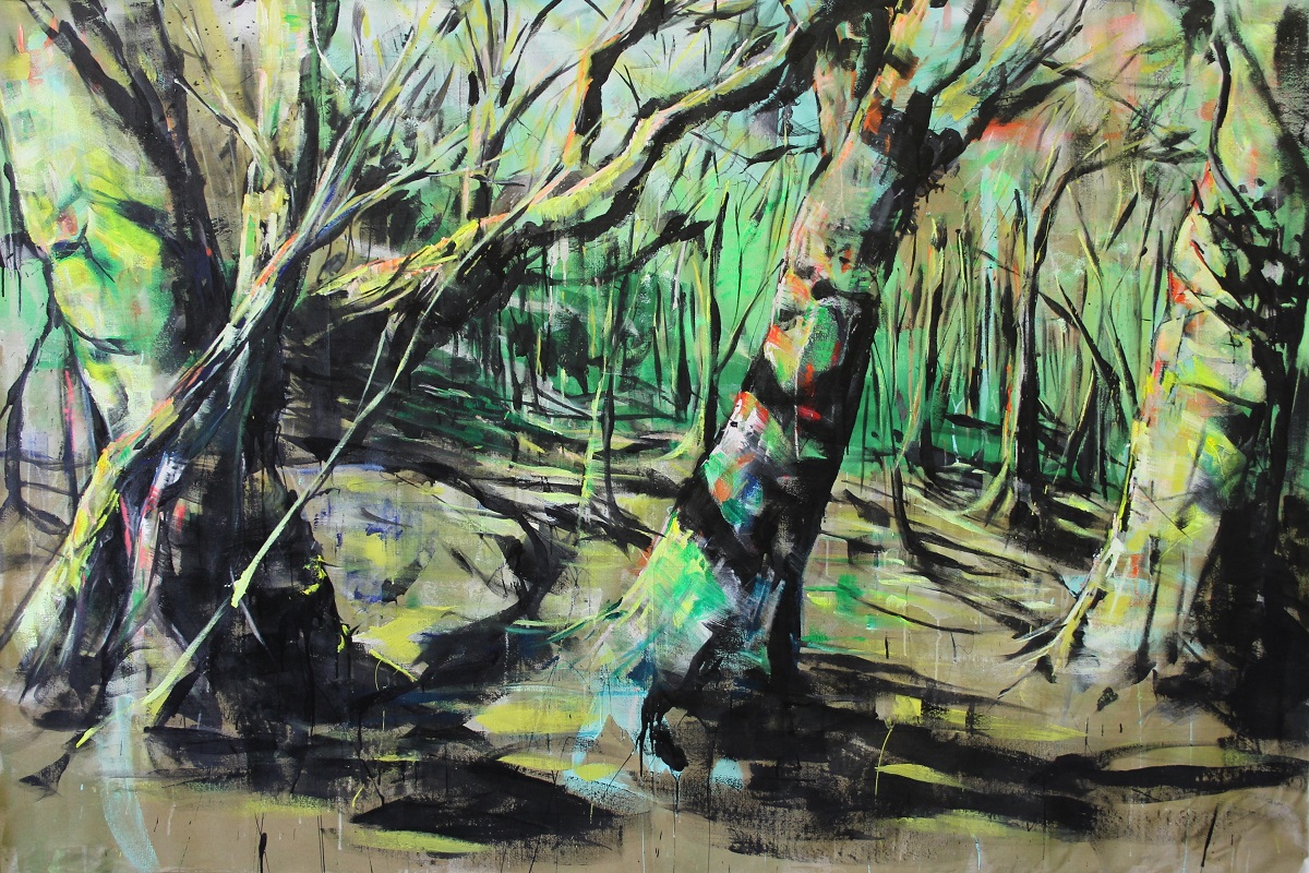 Turkey Mountain Study #2 100"x68" Acrylic on Canvas
