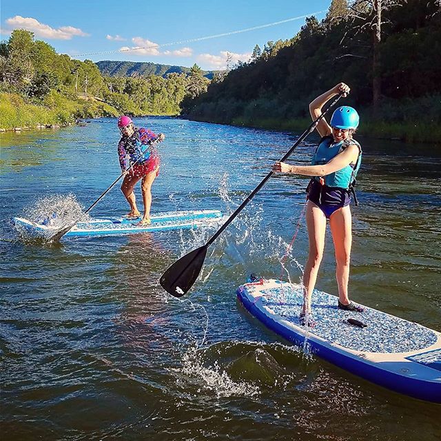 It's all fun and games by the middle of June.  This is when the river stops splashing us so we start splashing each other!! Day 41!! Woo!!
#yestoadventure #supyes #shaboomee #100daysonaSUP #GLOSSY