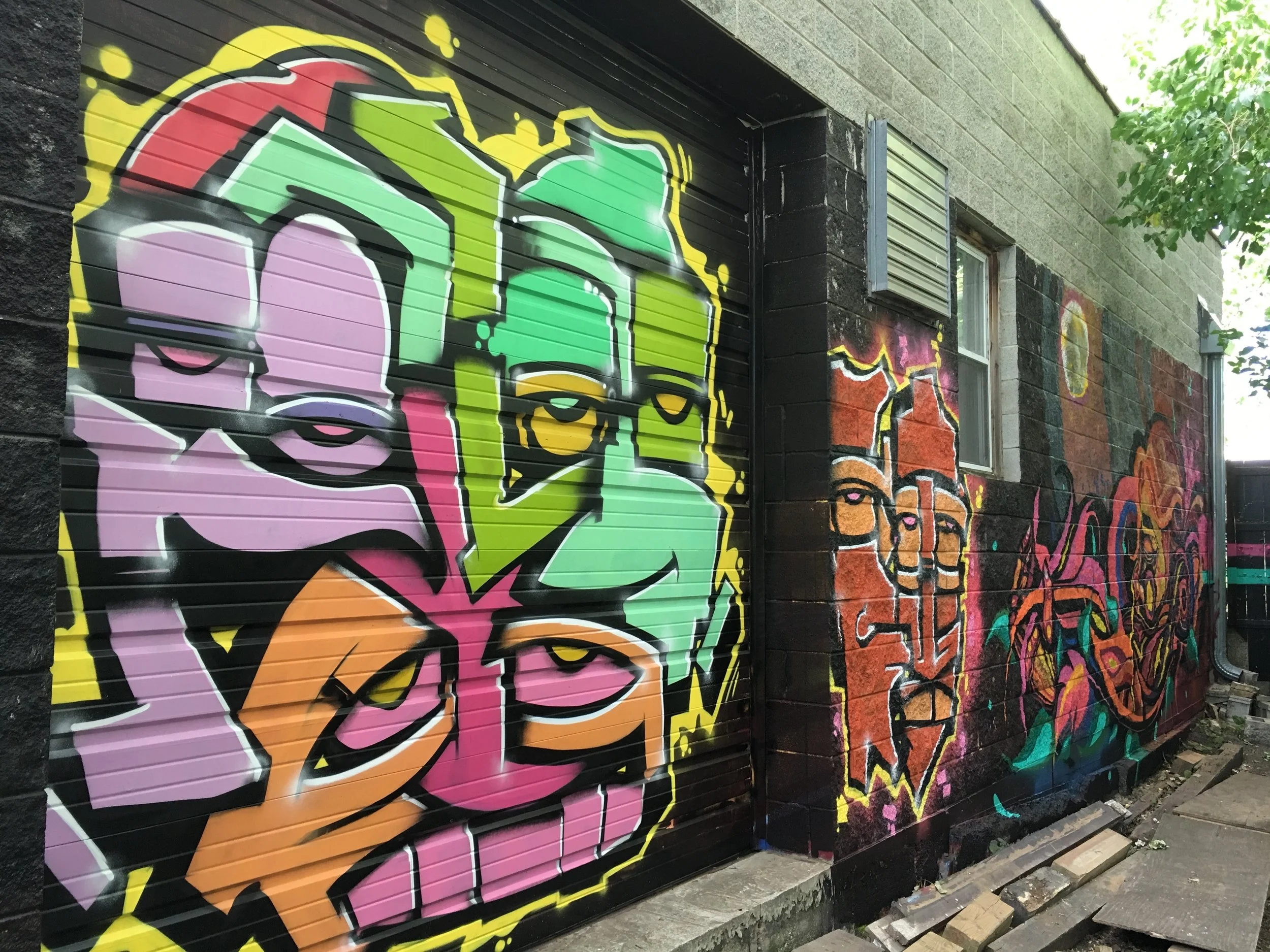 Back of the building. Props go to @yamdankees @delreyink Yams and Shel