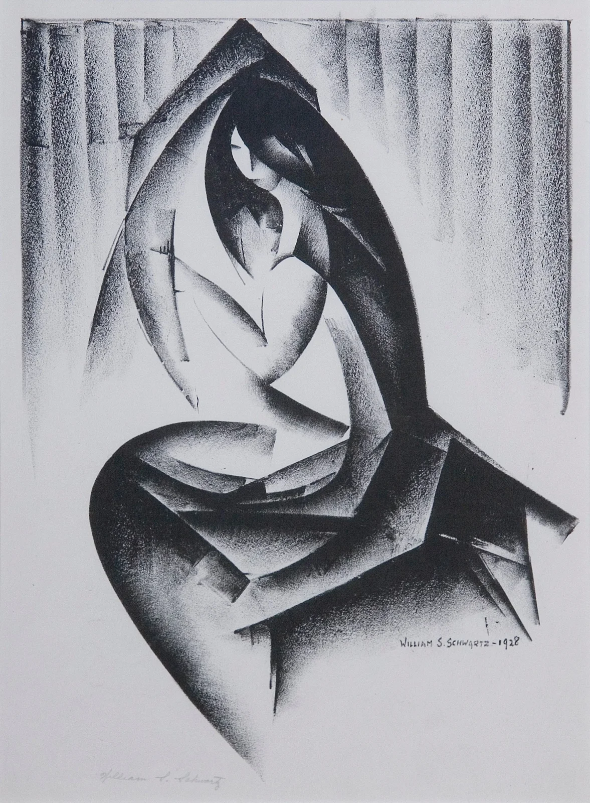 Lithograph #2 Seated Woman Impression #10