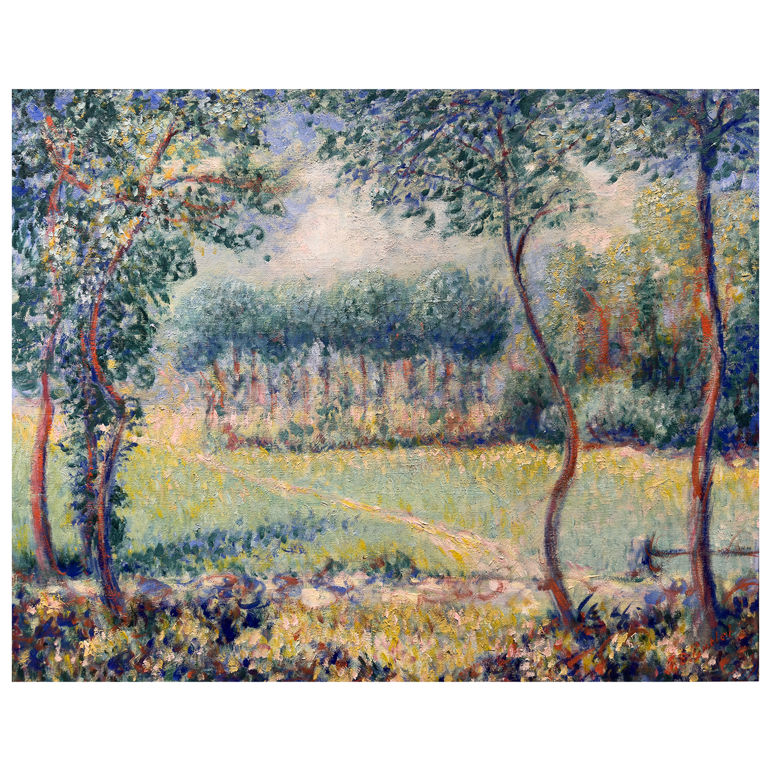 Theodore Earl Bulter, "Trees at Giverny", c. 1906