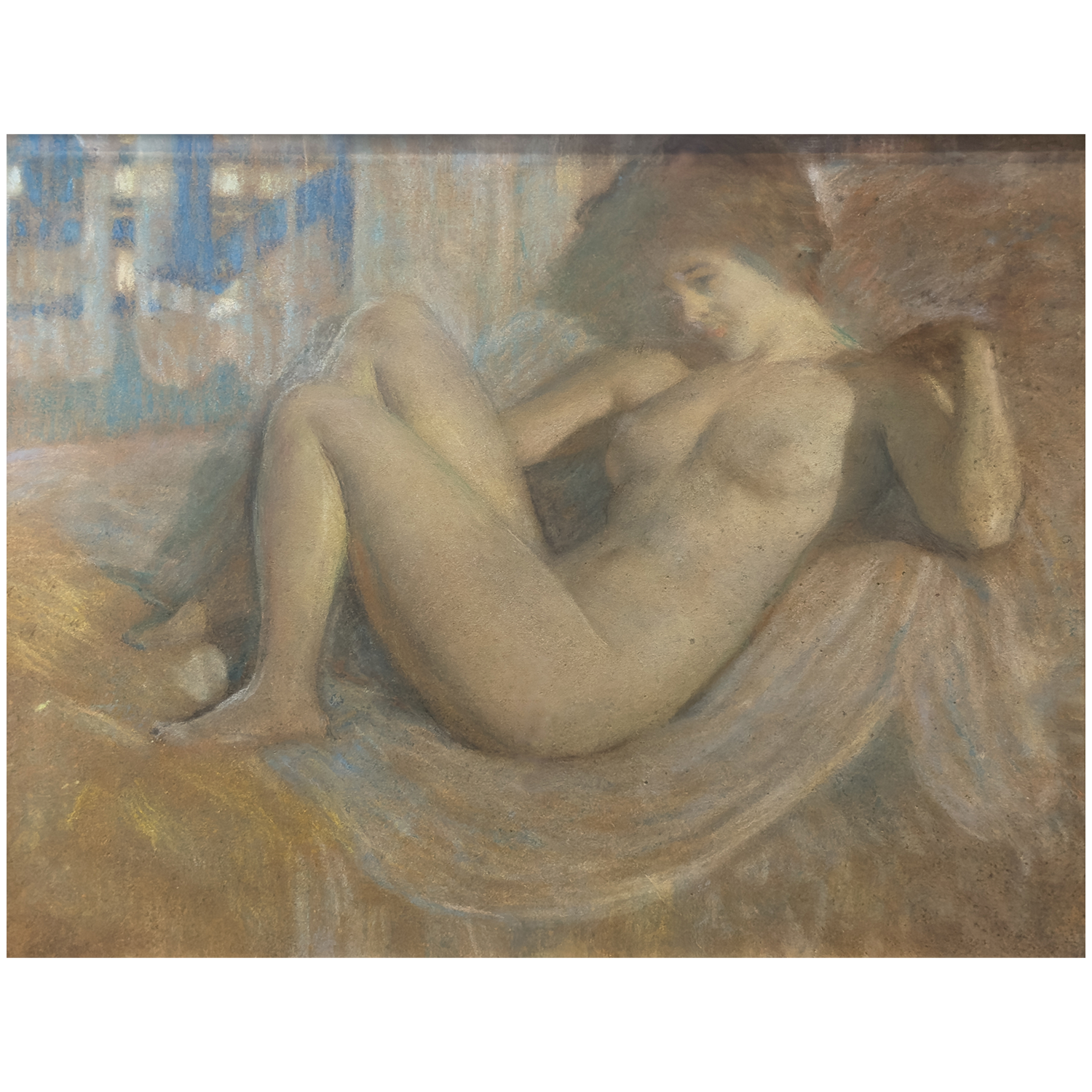 Lawton Parker, "Reclining Nude", c. 1913
