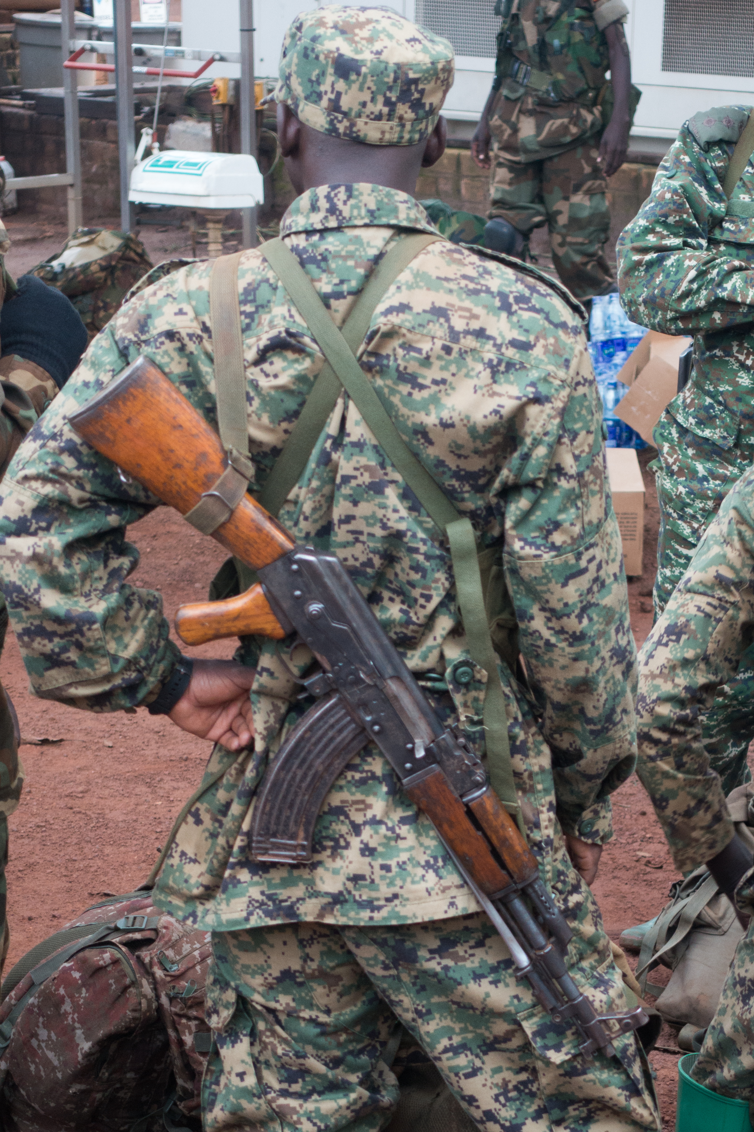  Ugandan soldier. 
