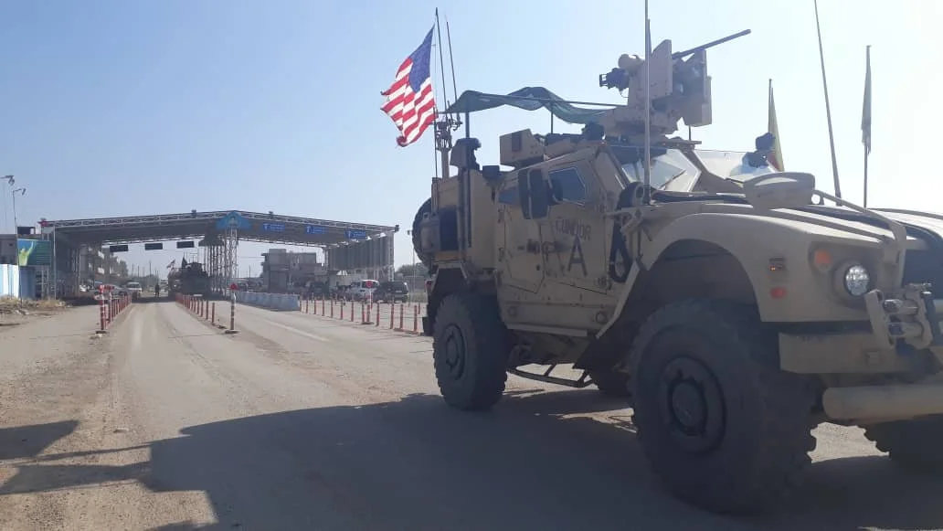 U.S. military convoy crosses border into northeastern Syria