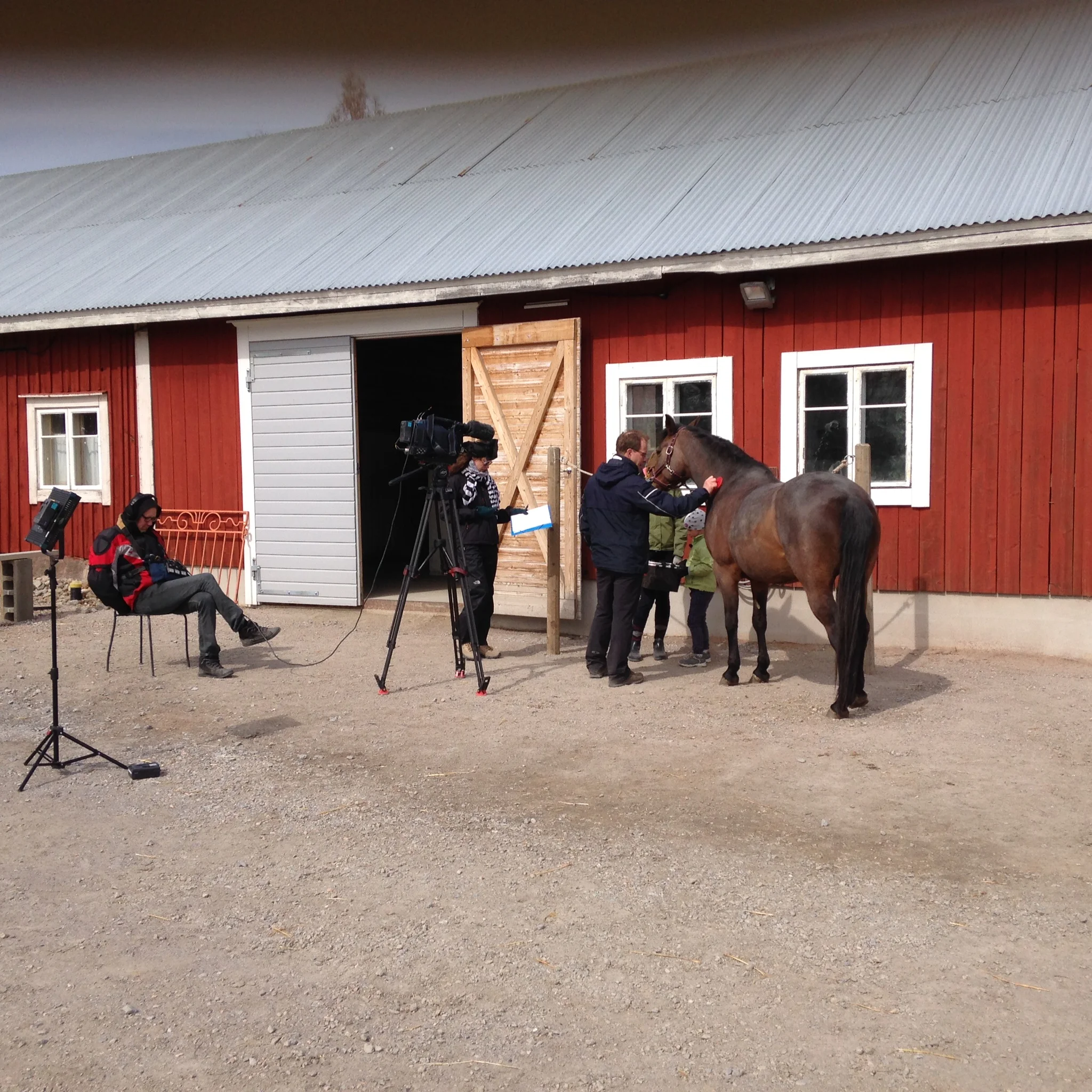 ...och kameramannen in action... :)