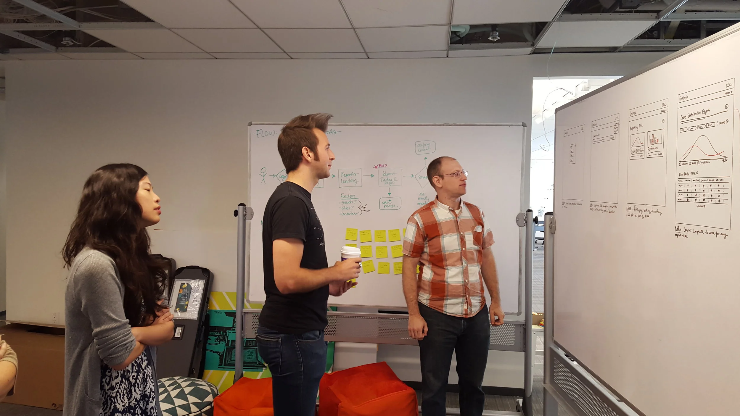 Validated our concepts with internal stakeholders and passersby.