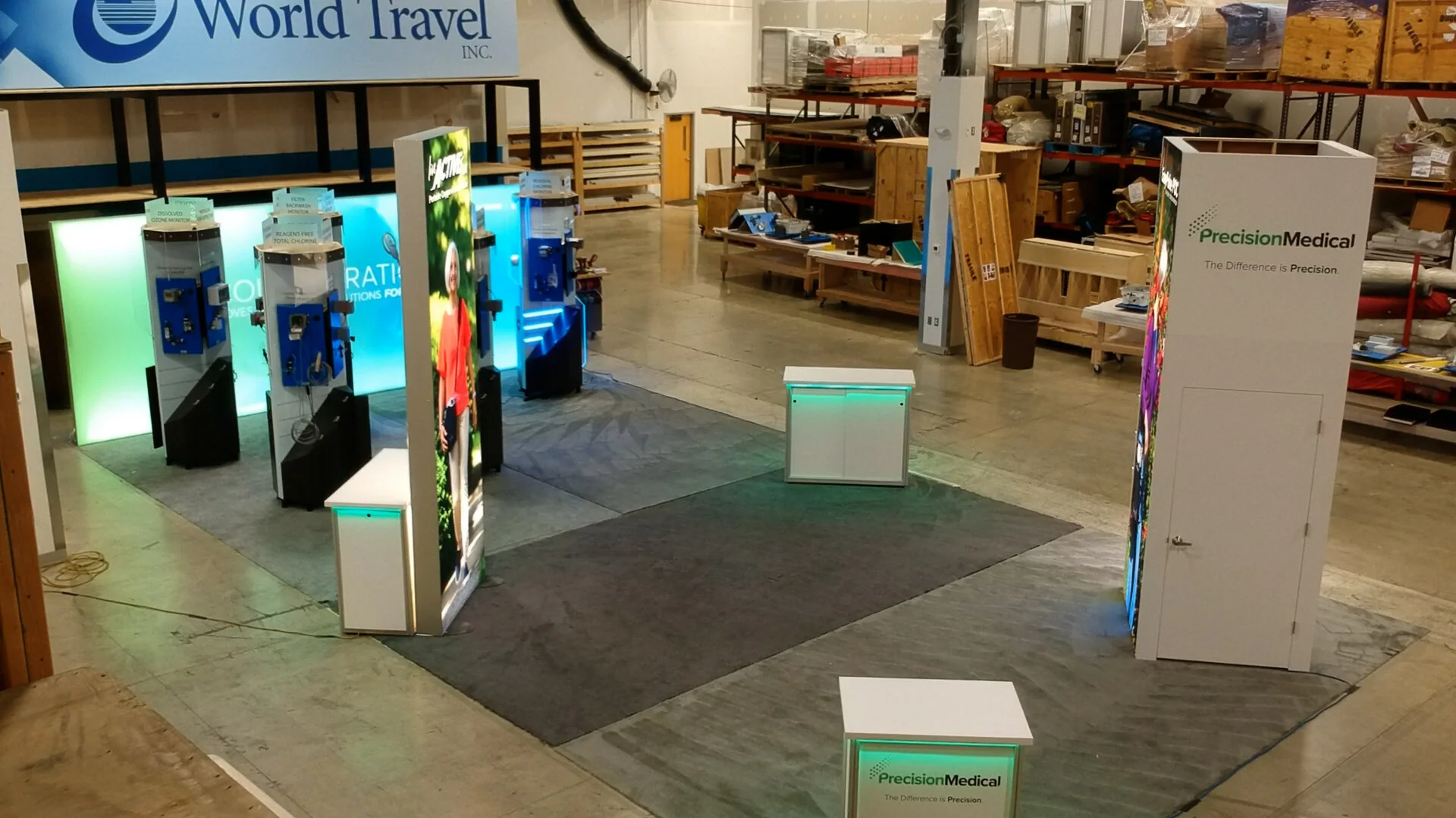 Precision Medical new booth at Steel City Displays — Steel City