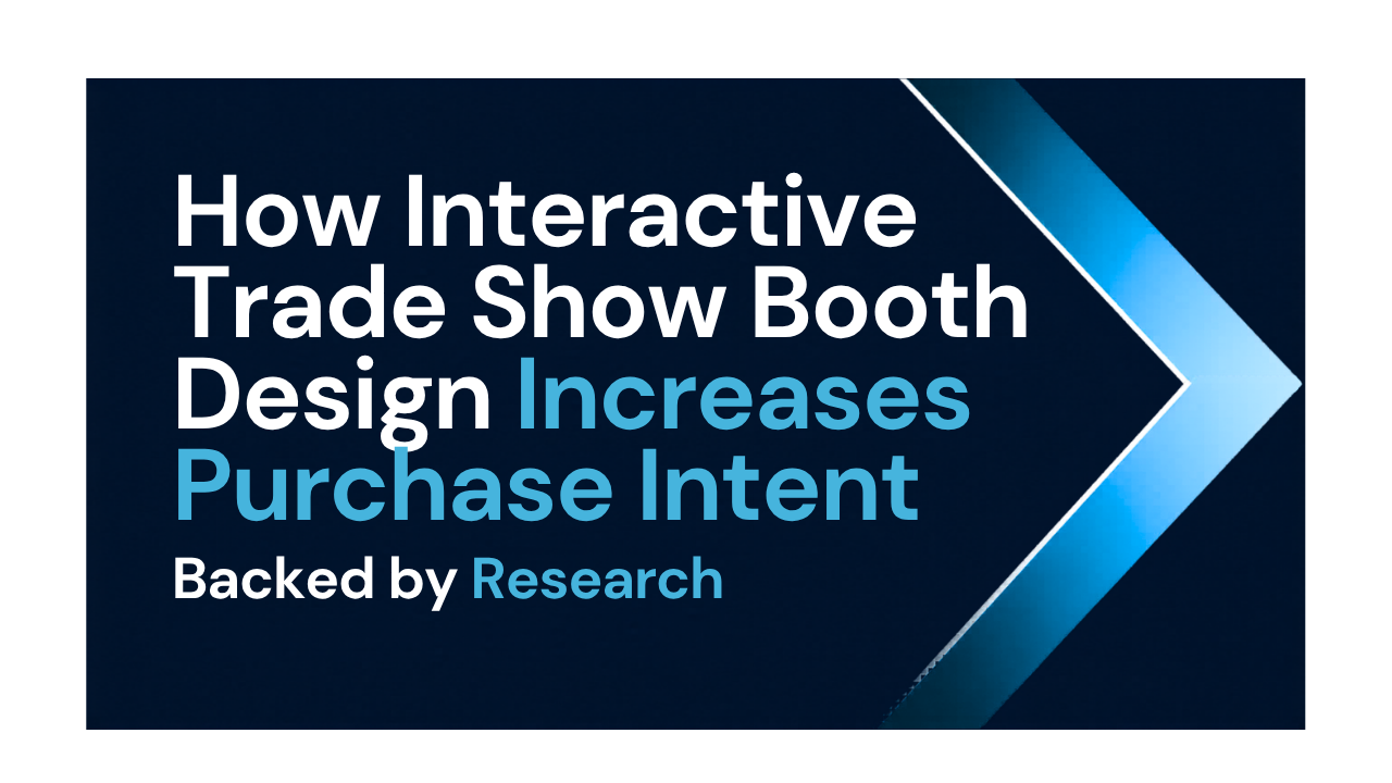 How Interactive Trade Show Booth Design Increases Purchase Intent (Backed by Research)&nbsp;