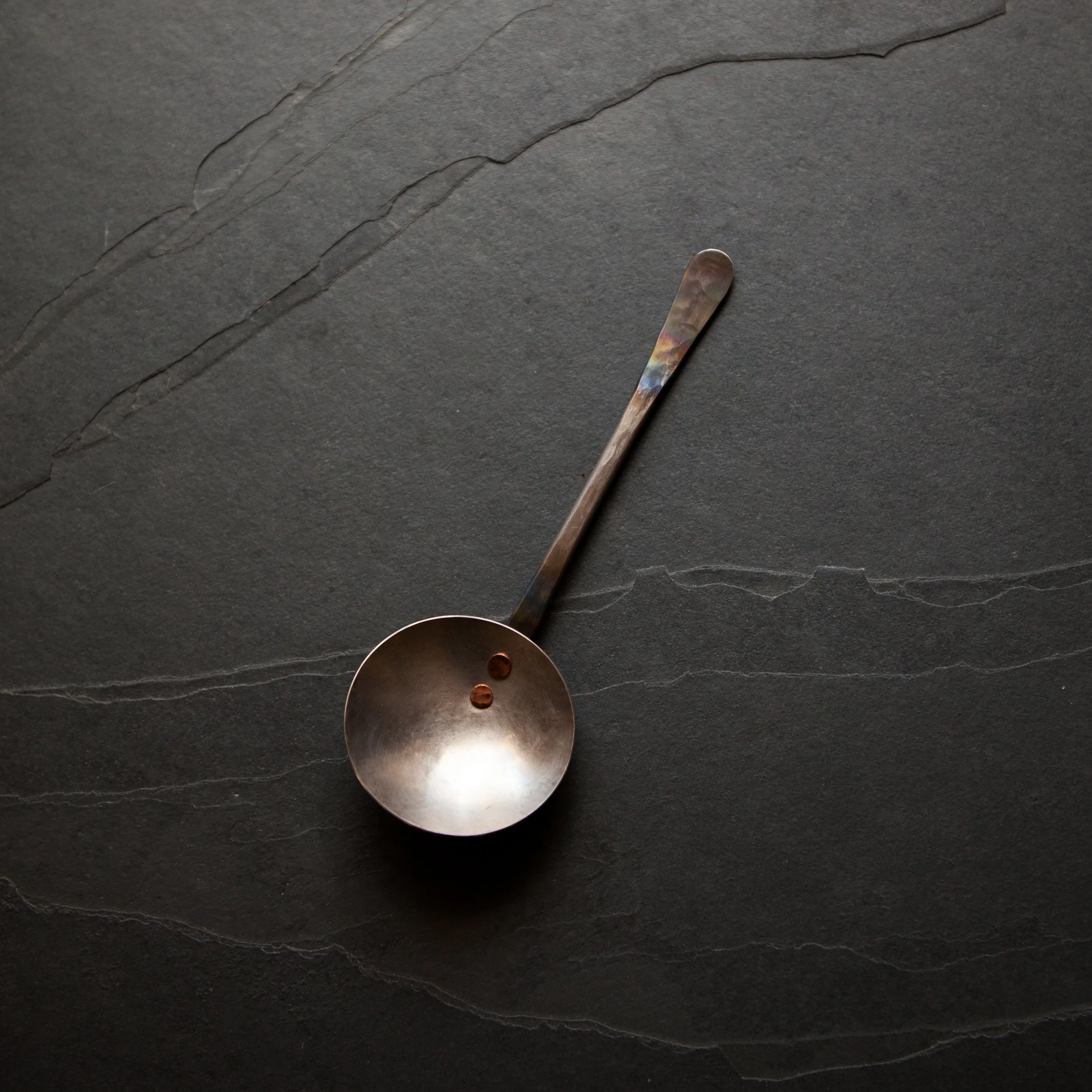 Hand Forged Titanium Coffee Scoop