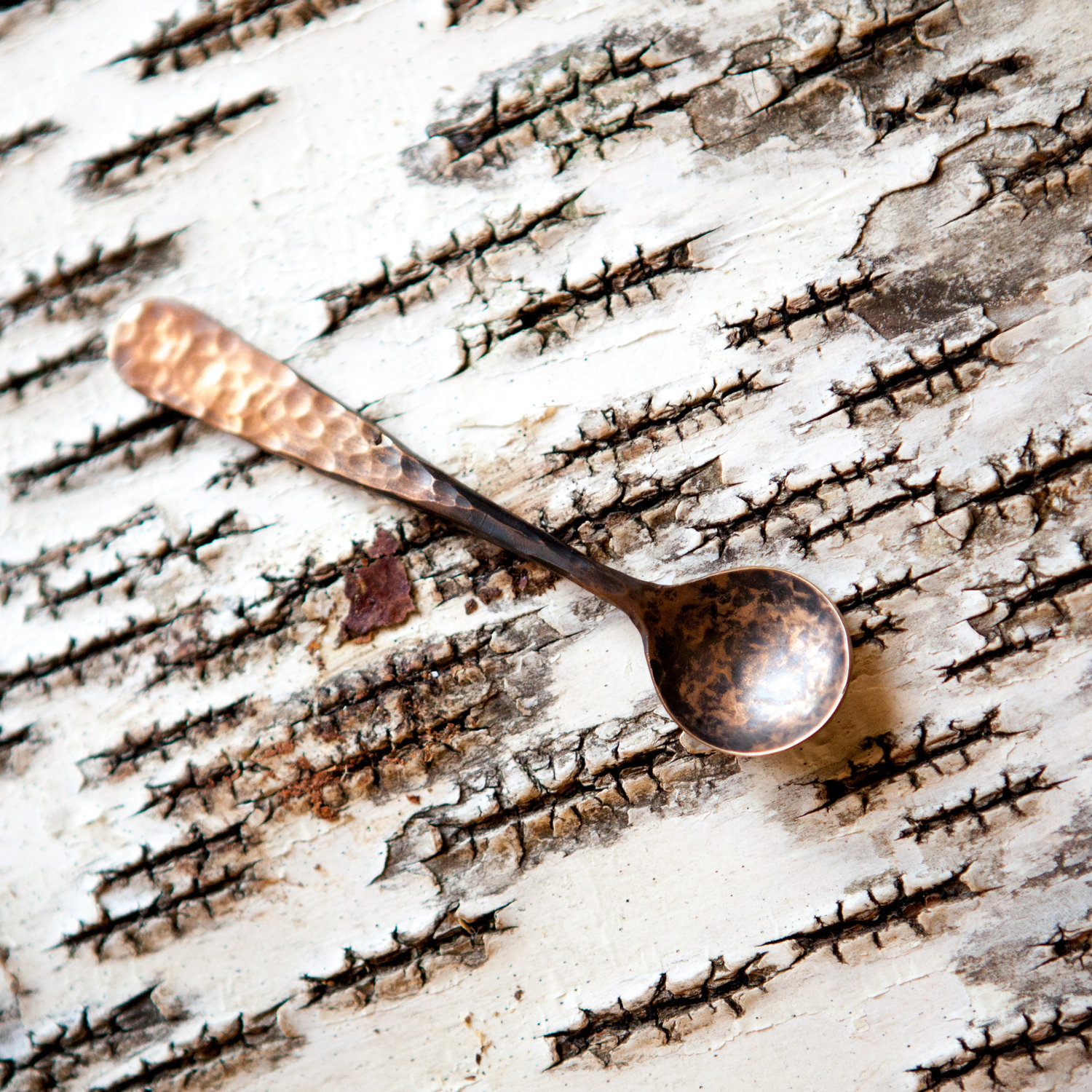 Tiny forged spice spoon — BLACK SWAN HANDMADE