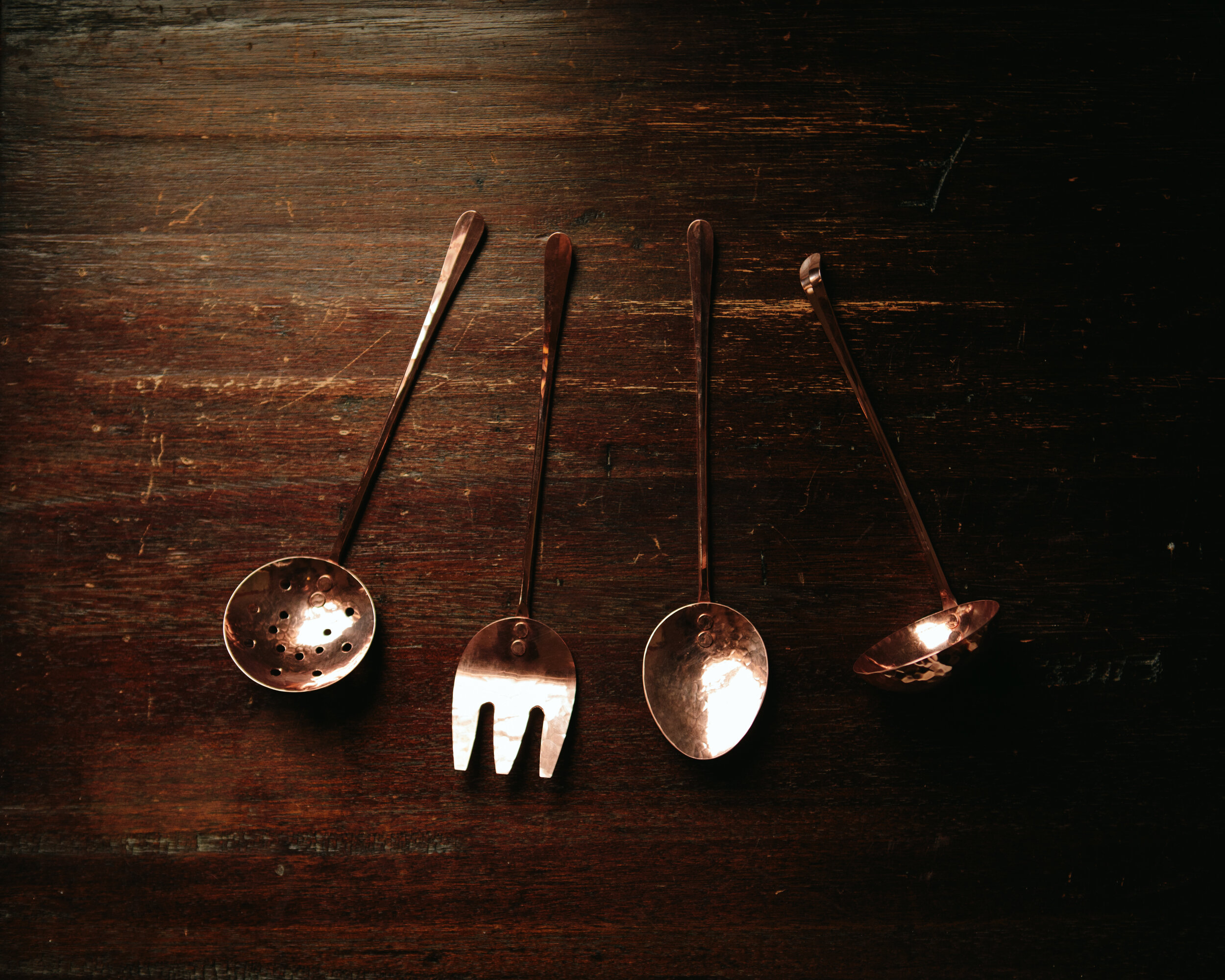 Cottage Serving Set - Copper