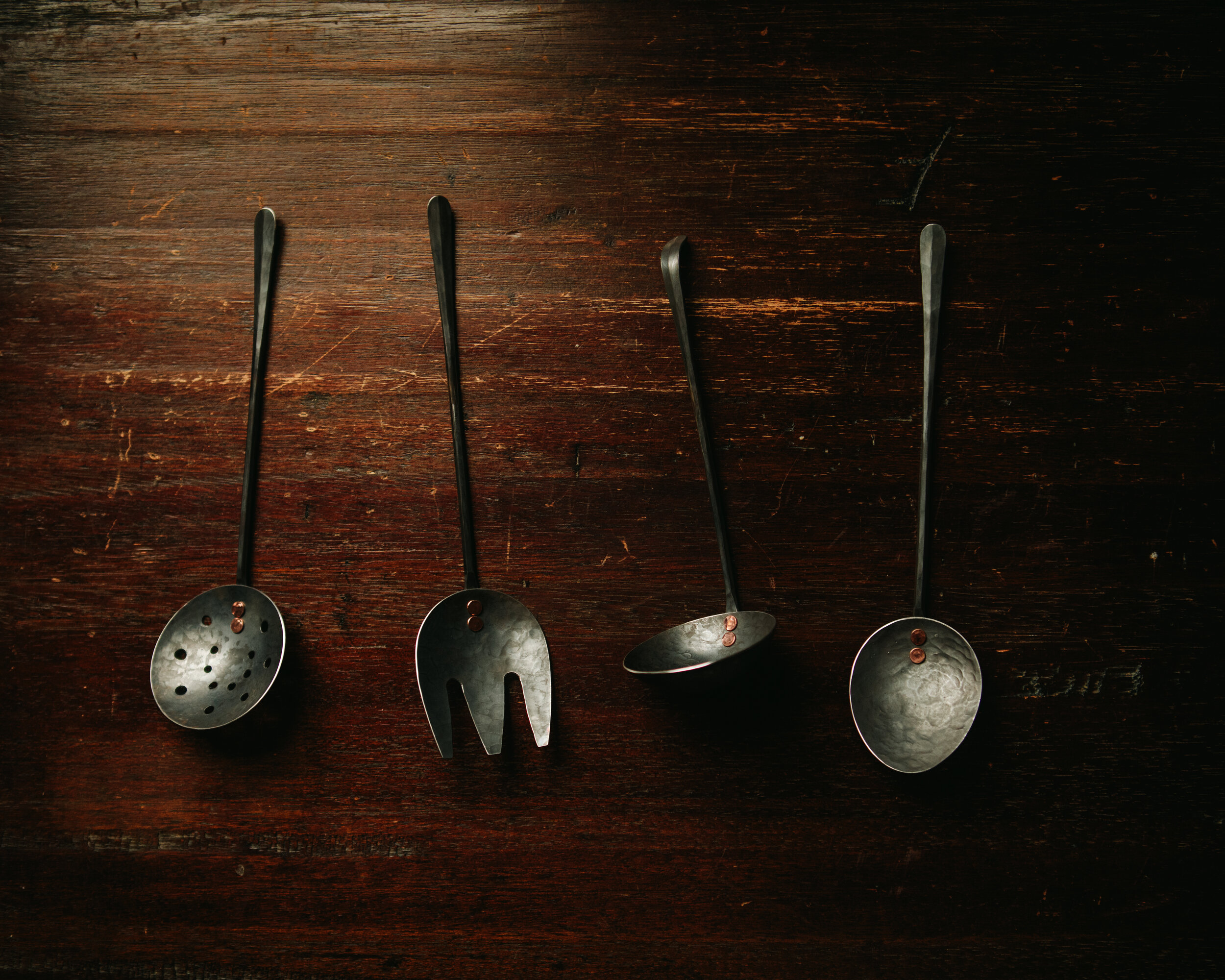 Cottage Serving Set - Forged Stainless
