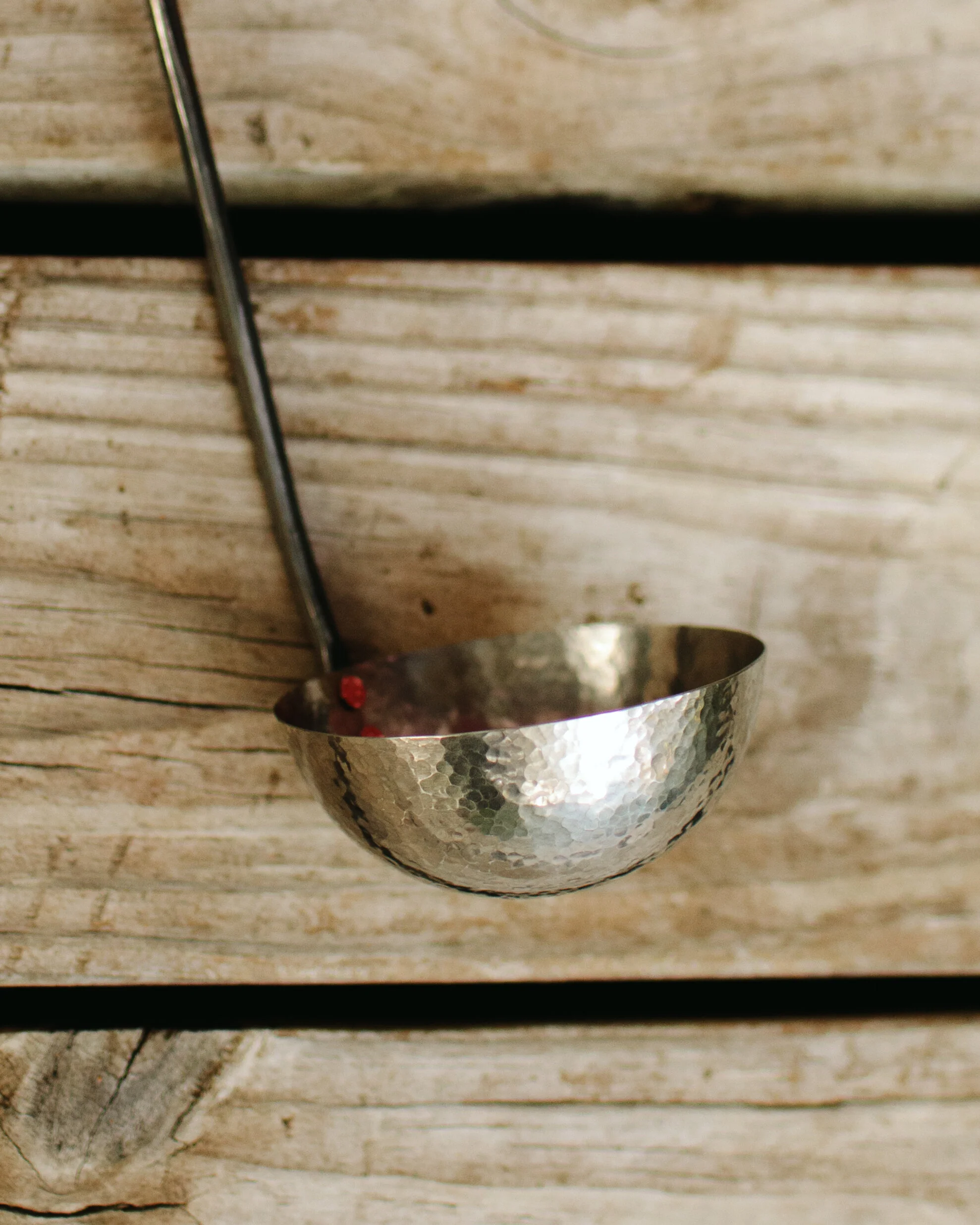 August Dimpled Stainless Ladle