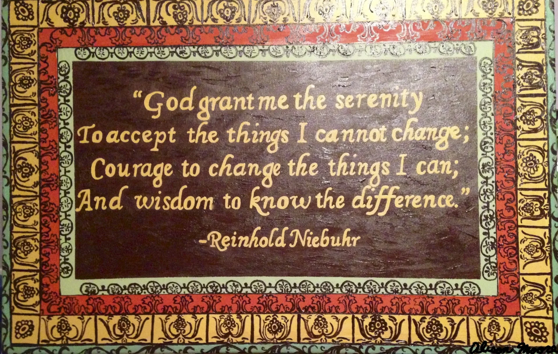 Serenity Prayer