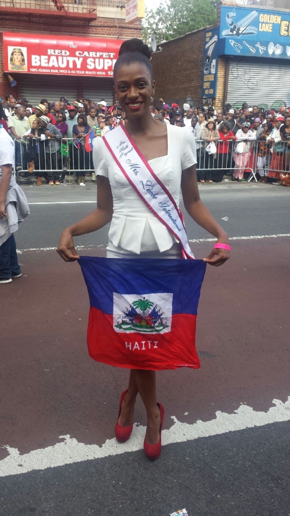Proud Haitian-American woman