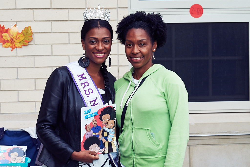 The very sweet Chiquita Camile, the author of the book I am holding "Just Because."