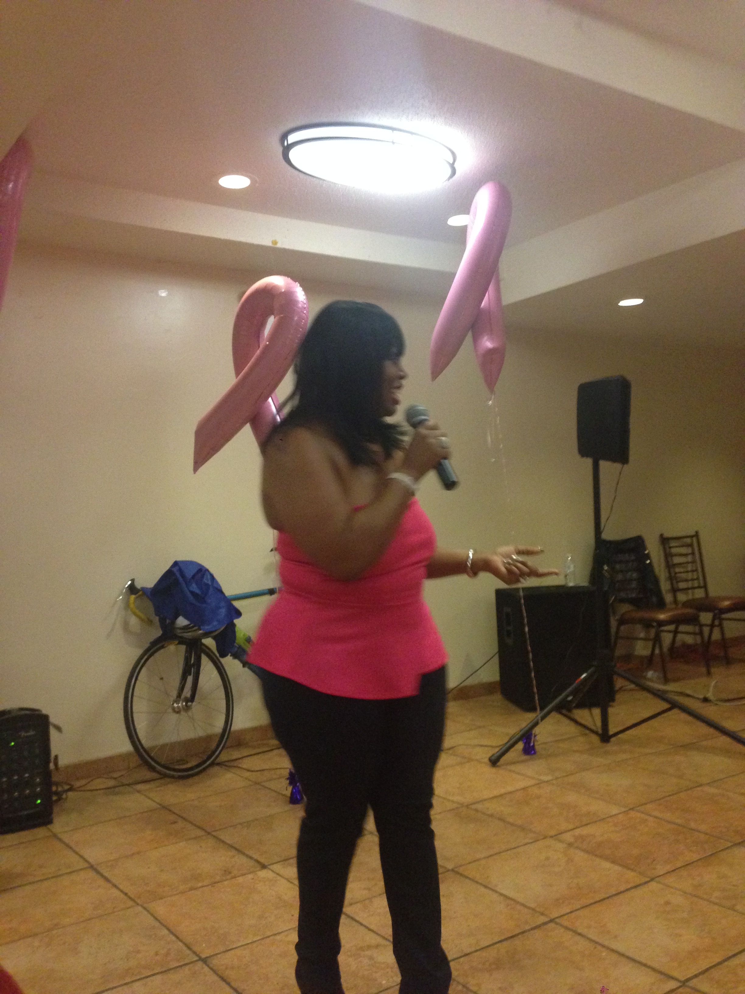 Pebblee PooMC was the hostess with the hostess!! 