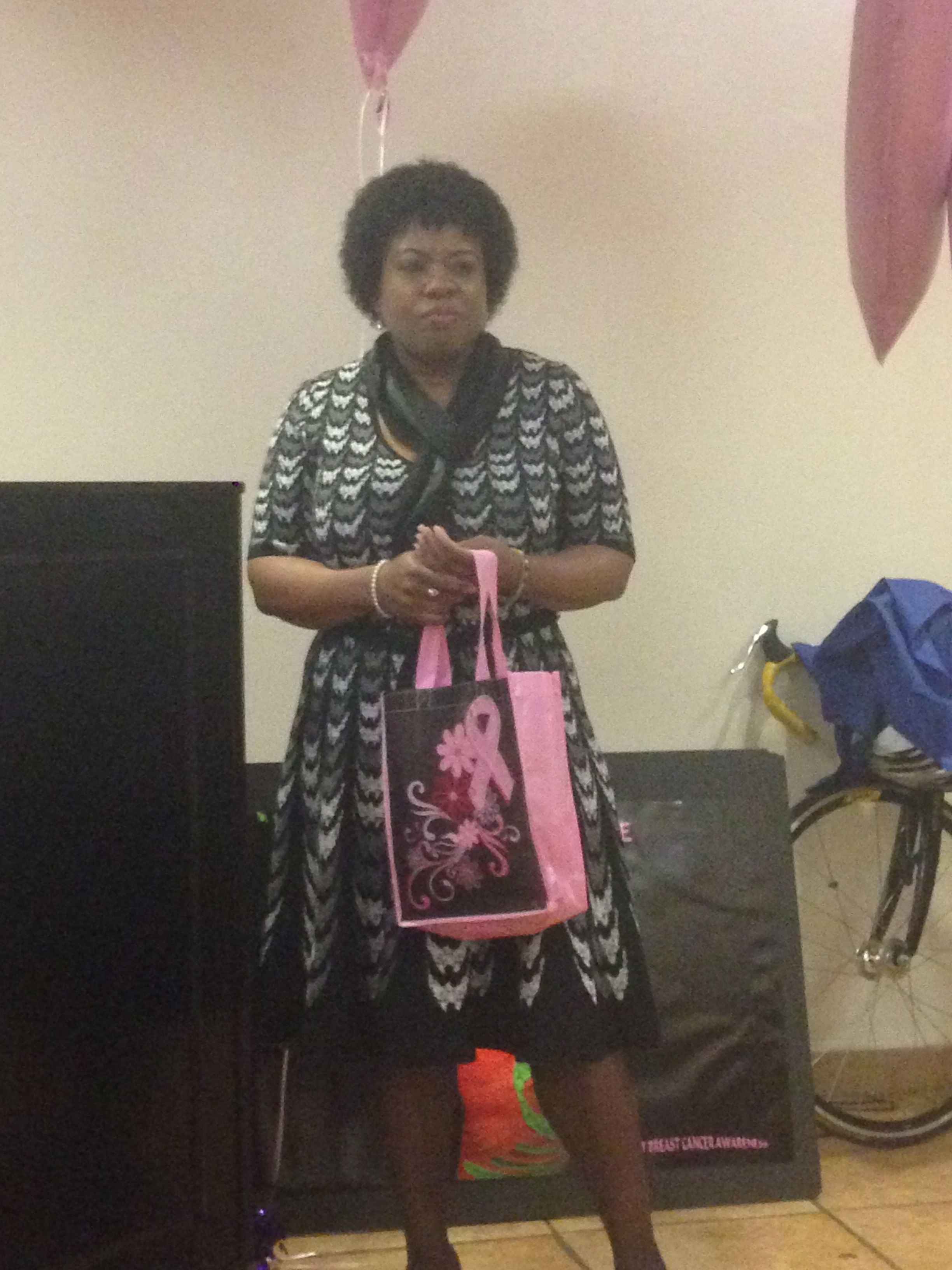 Another survivor being recognized. This woman's faith BLEW me away!! 