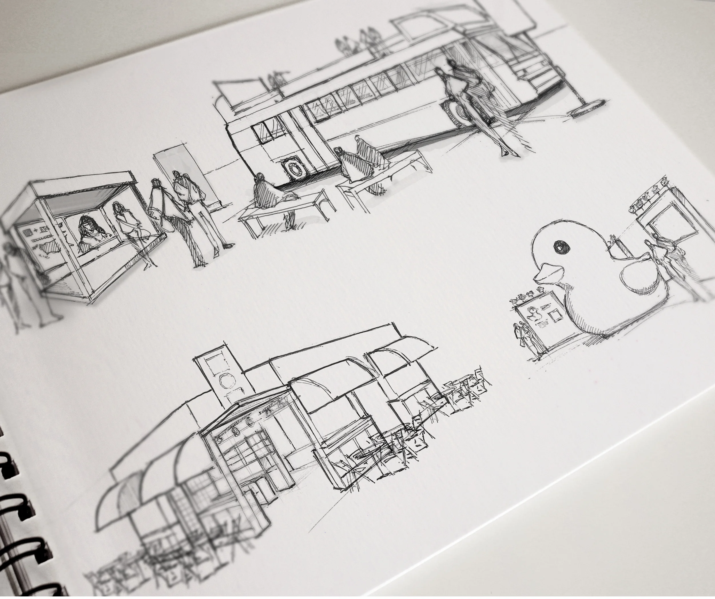 Trade Show Concept Sketches