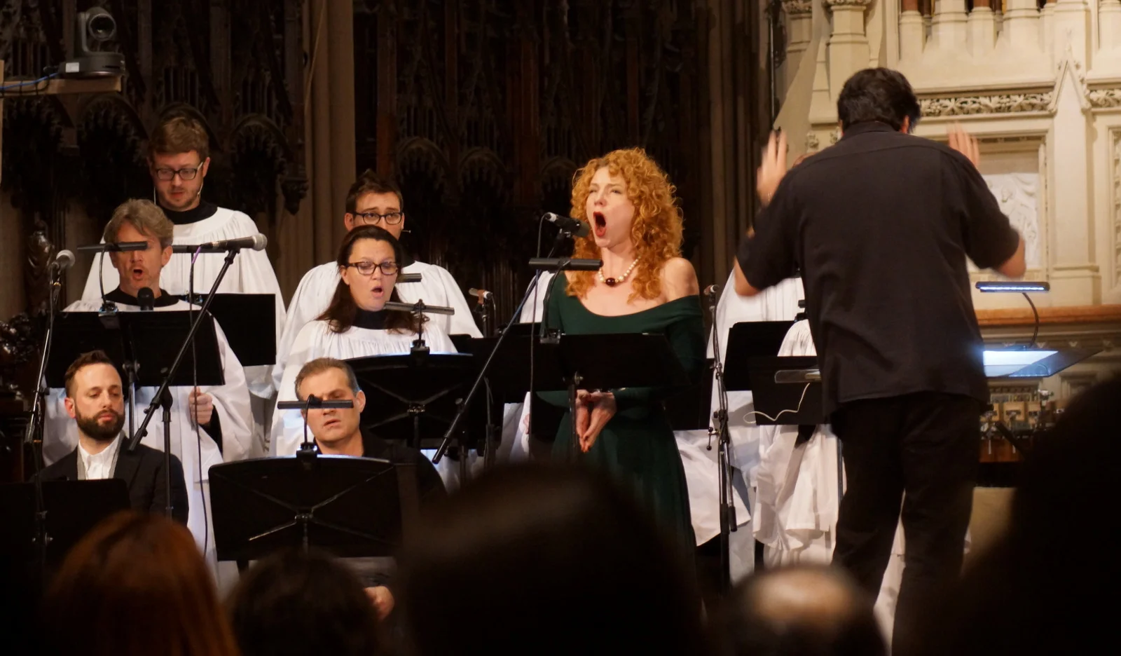 As Mrs. X.E. in a concert reading of Du Yun/Royce Vavrek's Angel's Bone