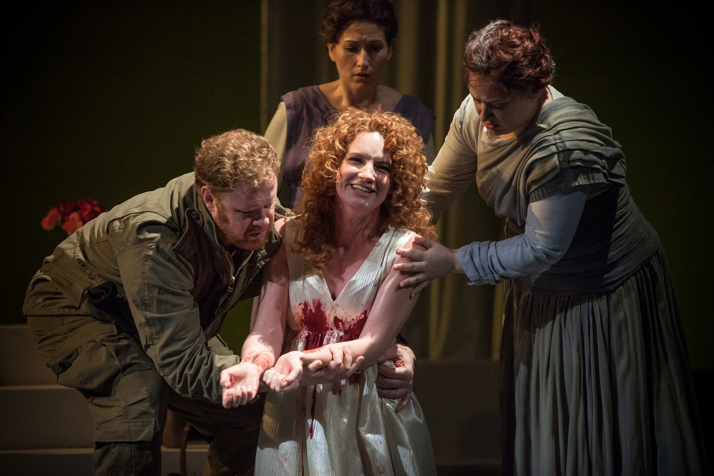 As Lucretia in Britten's Rape of Lucretia, Opera Memphis, with Matthew Curran, Suzanne Hendrix