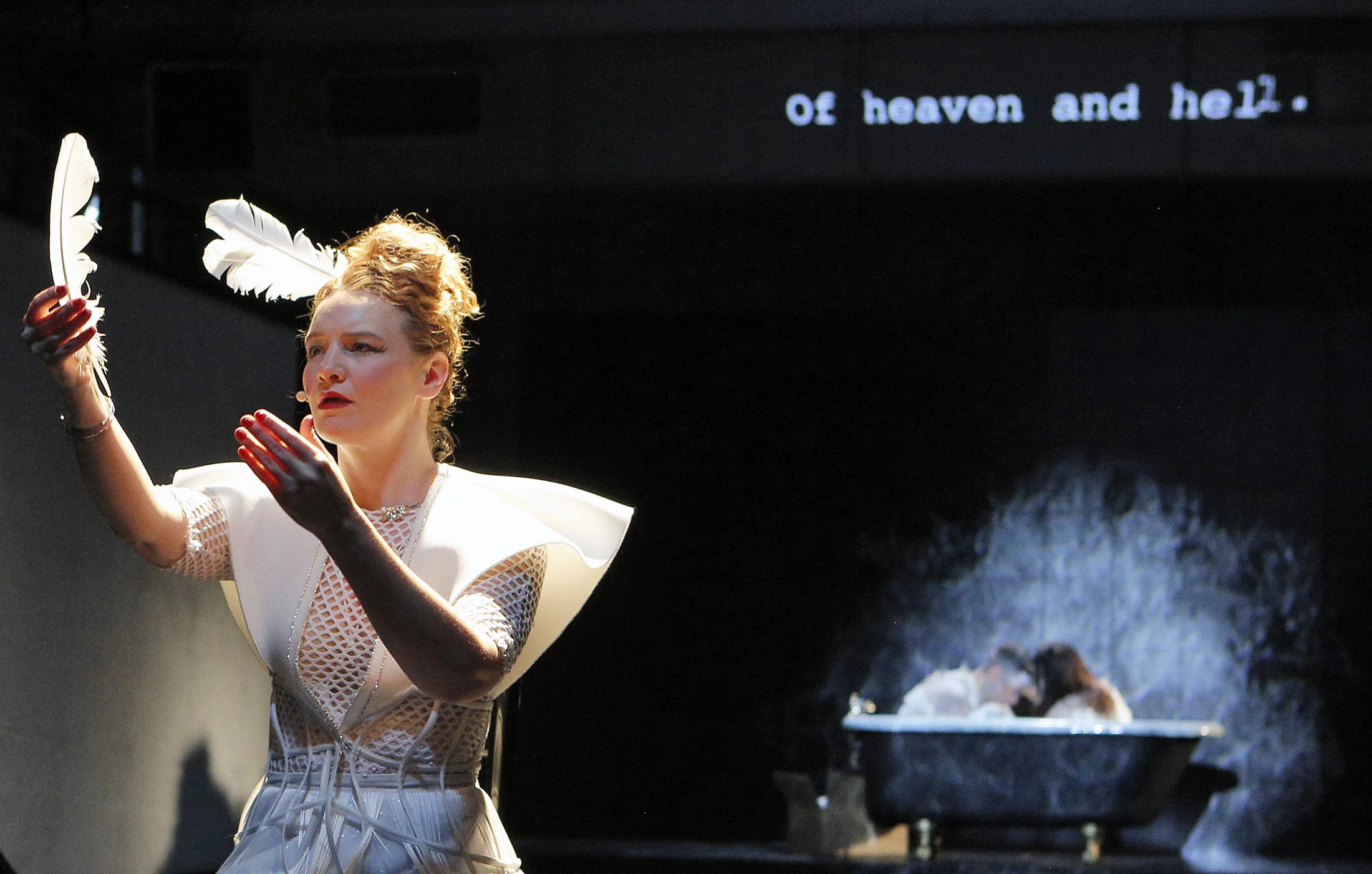 As Mrs. X.E. from Du Yun/Royce Vavrek's Angel's Bone, Prototype Festival 2016