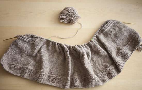 Piddly progress on my Uniform Cardigan.