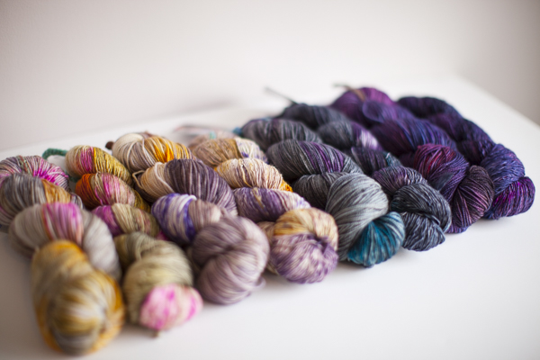 Colors (from left to right, one in each base): Sleeping Beauty, Songbird, Crashing Wave, Cosmic