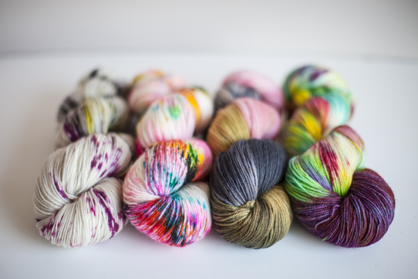 Colors (from left to right): Horror Business, Shock Star, Mutant Flamingo, Color Processing