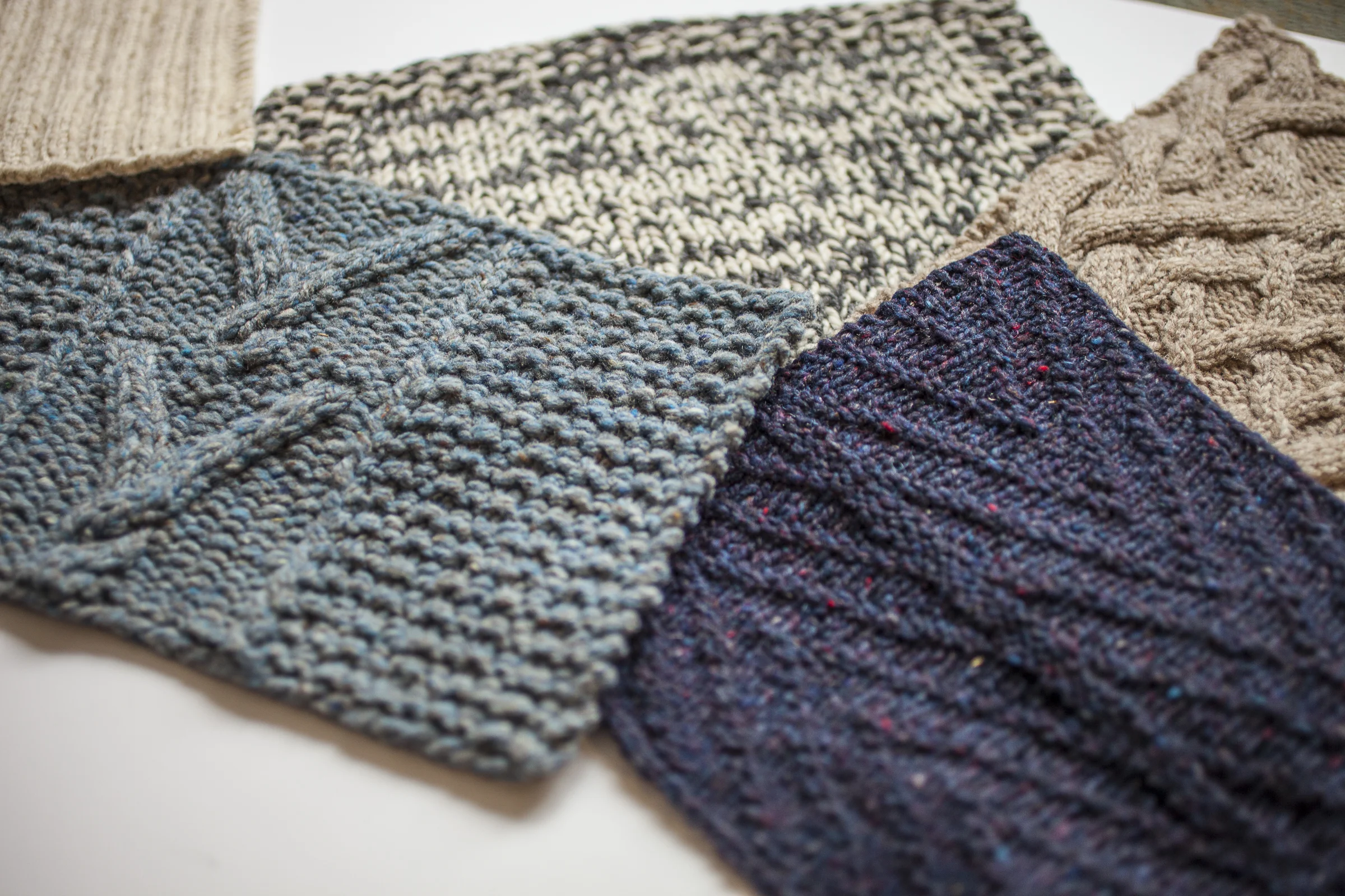 Always swatching.