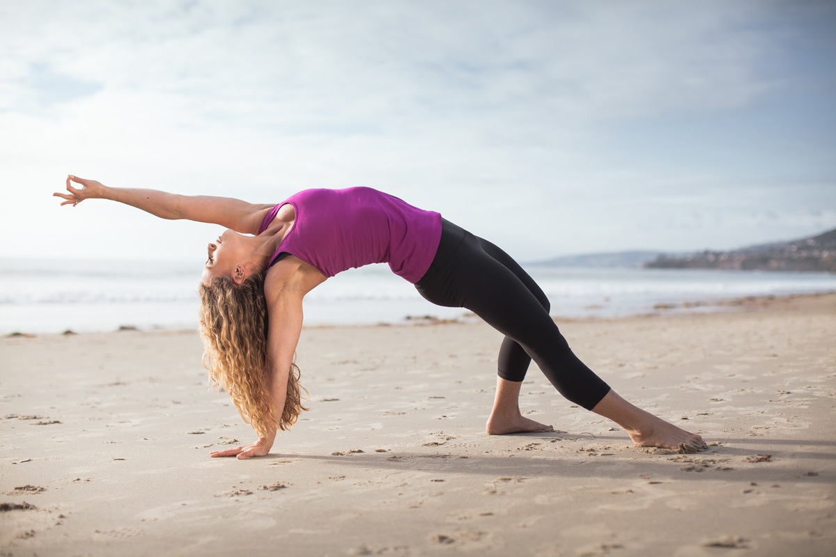 Camatkarasana · Wild thing/Flipped dog