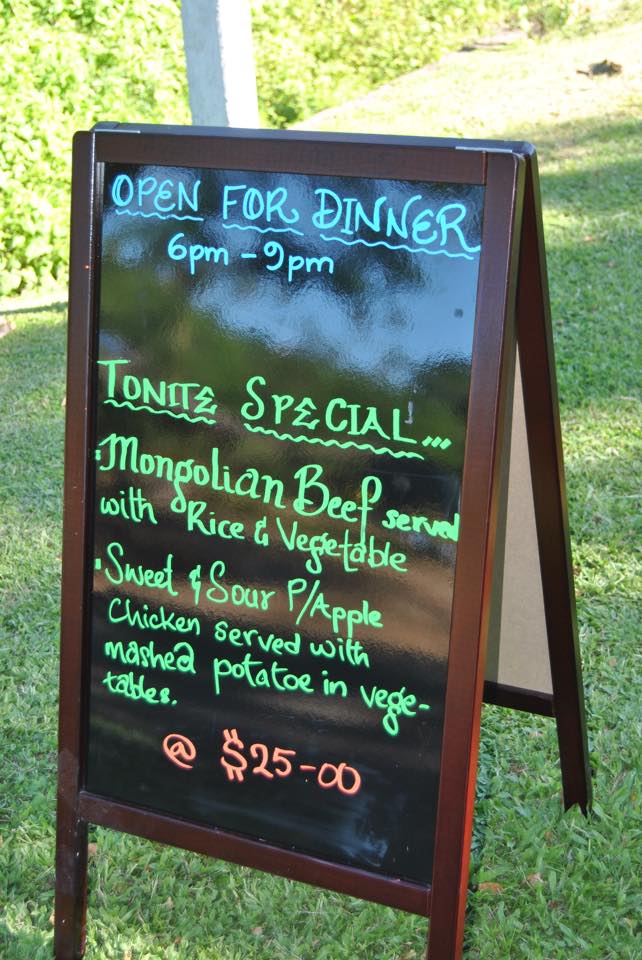 I hear it from the guests that dinner was quite tasty.