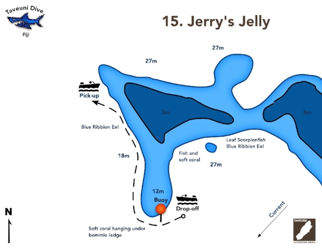 Jerry's Jelly Dive Map | Return to Dive Sites