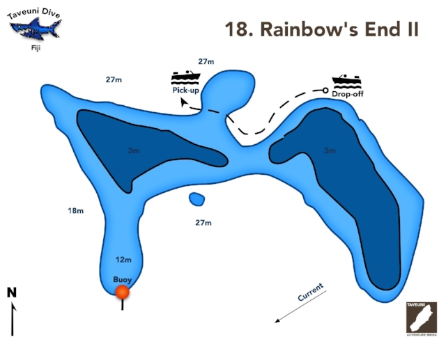 Rainbow's End II Dive Map | Return to Dive Sites