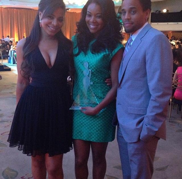 Sanaa Lathan, Gabrielle Union and Michael Ealy!