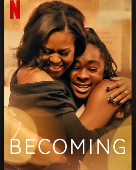 I cried, I laughed, and was deeply touched and inspired by @michelleobama and her &lsquo;Becoming&rsquo; documentary (released today on @netflix)...&hearts;️ #IAmBecoming #becoming #MichelleObama #documentary #inspiring #beautiful #humanity #love #bo