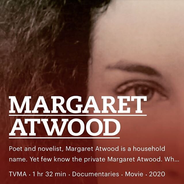 I&rsquo;ve read The Handmaid&rsquo;s Tale...and am currently watching the Alias Grace series. I was moved to watch this documentary on Canadian author🇨🇦, poet, luminary, and so much more, Margaret Atwood. So many layers. Insight to the interesting 