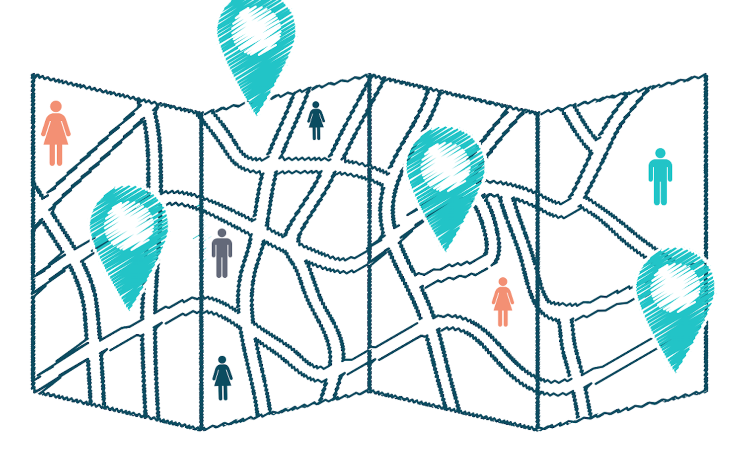  Test Scores are like positions on maps 