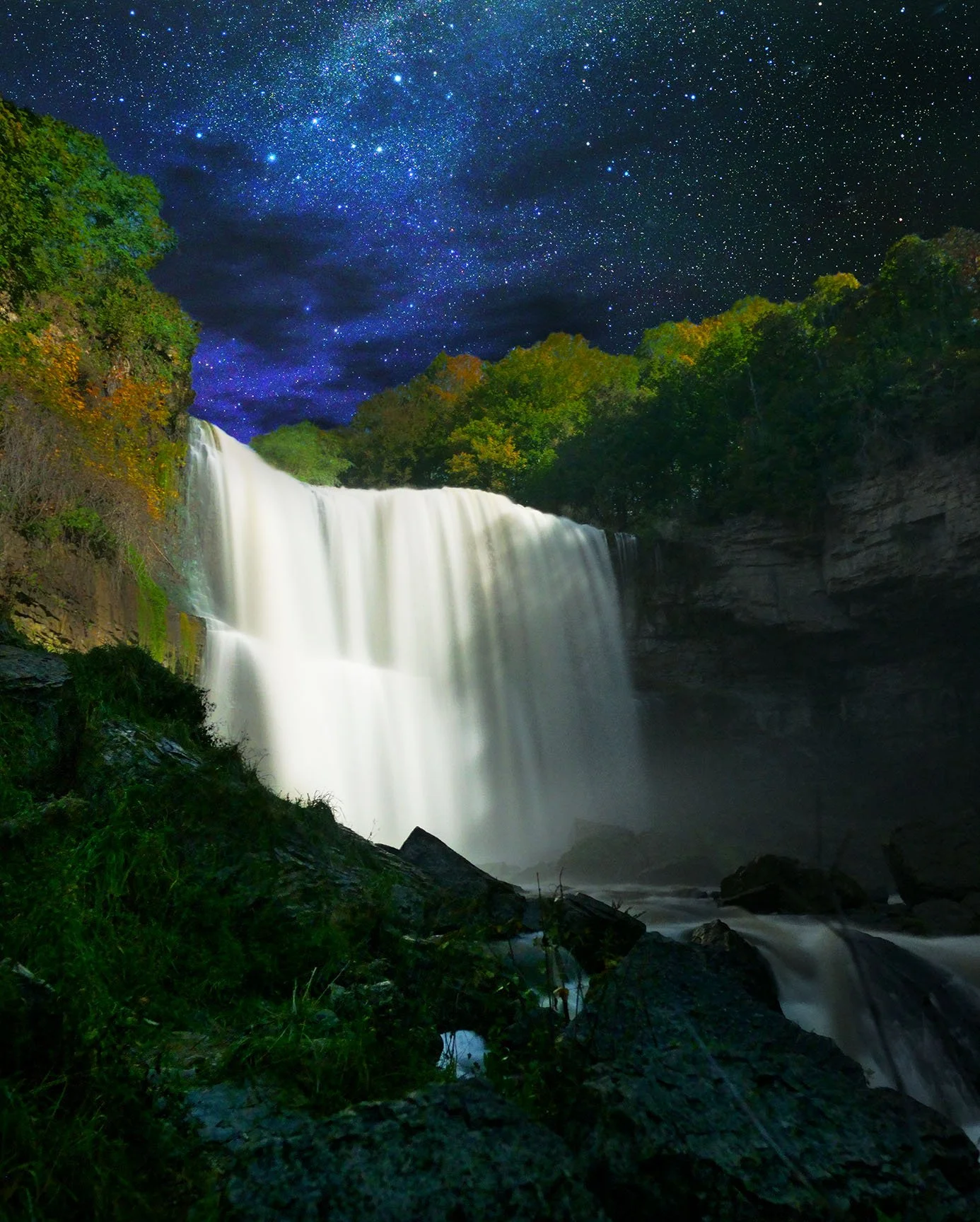 Twilight Waterfall